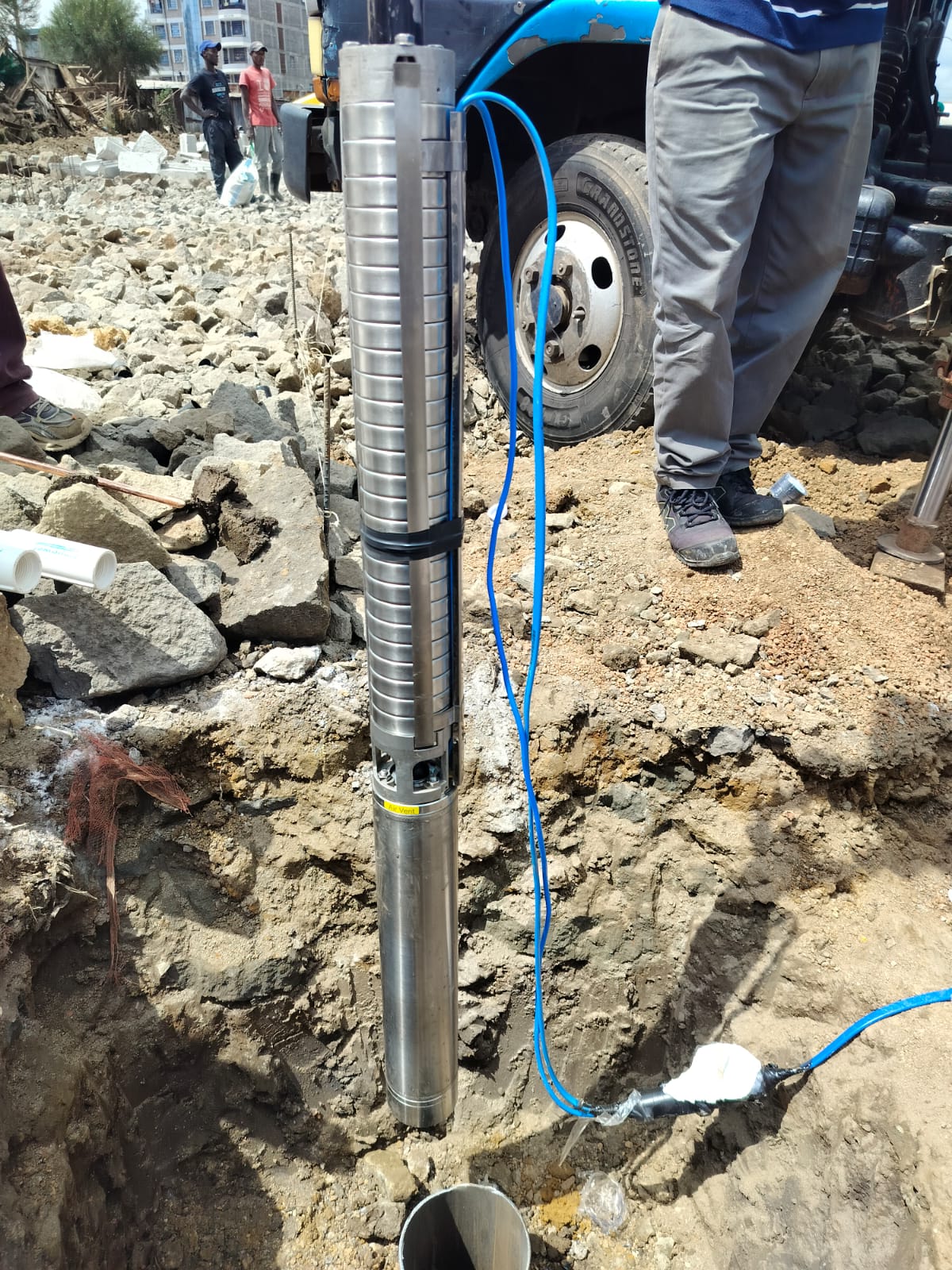 Borehole drawdown and recovery testing services in Kenya