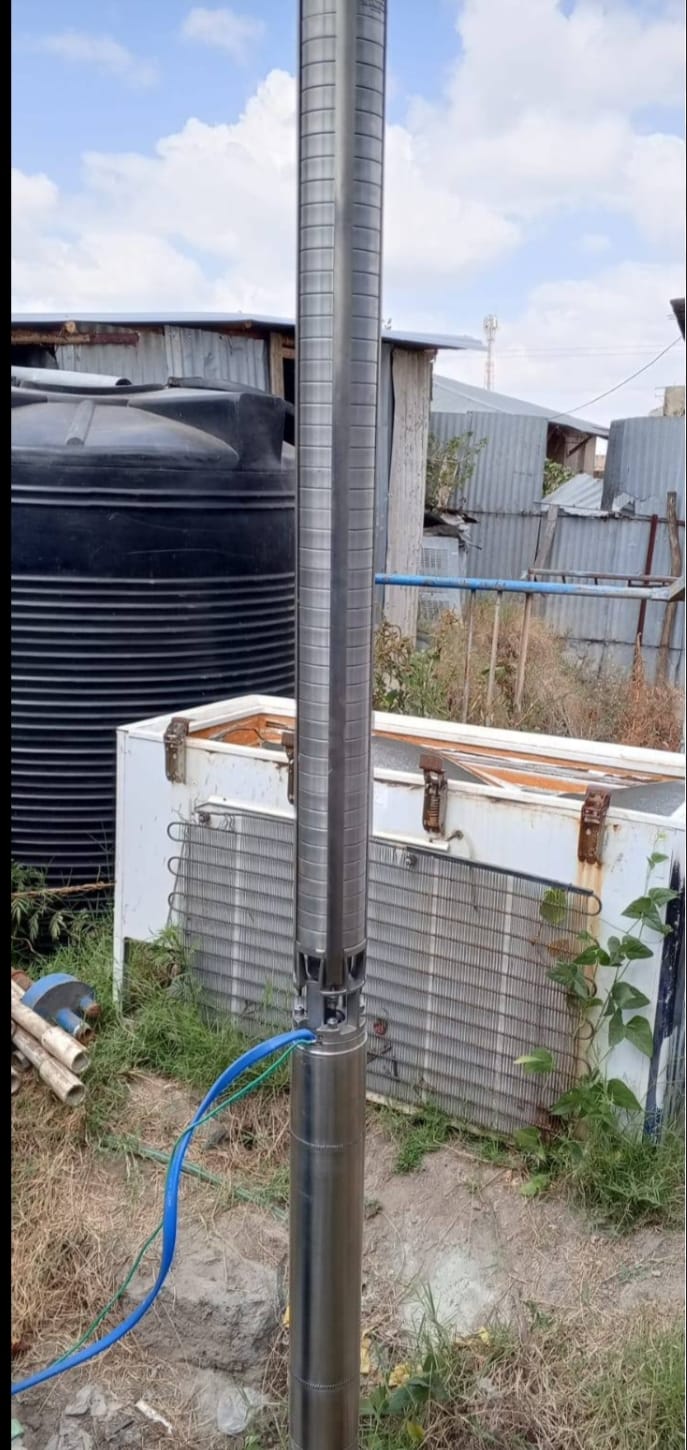 Professional borehole test pumping services in Kenya