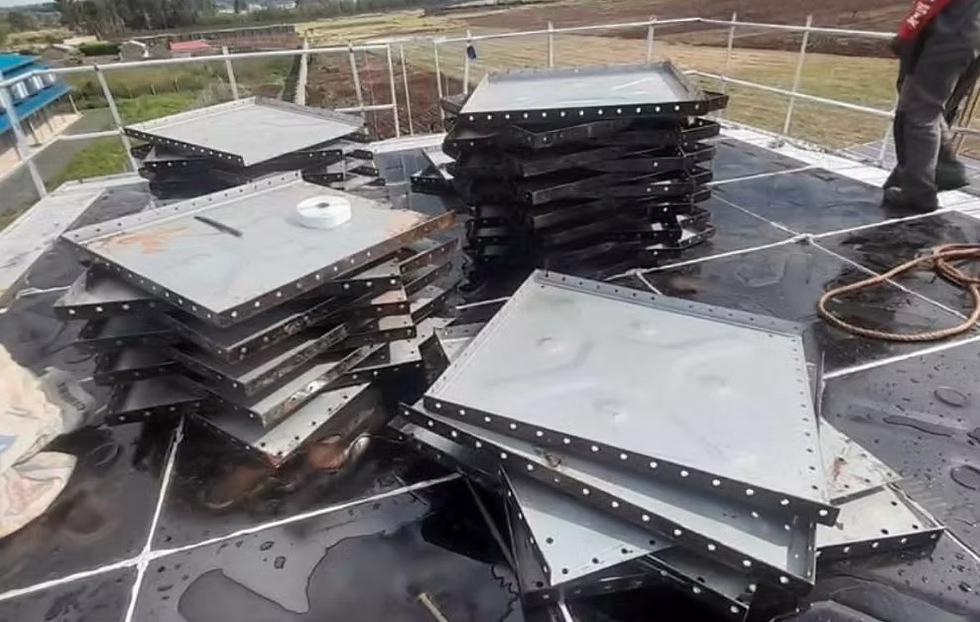 Steel water tank fabrication services in Kenya