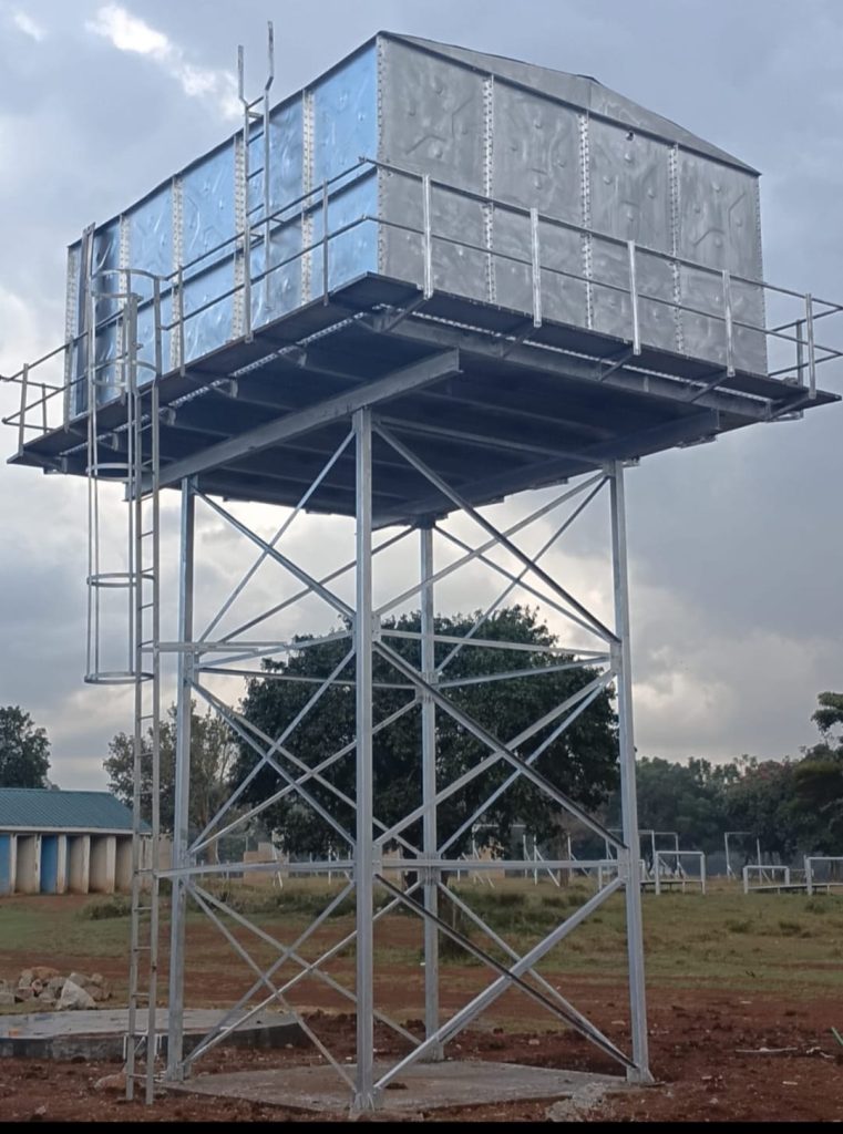 steel water tower fabrication services in Nairobi Kenya