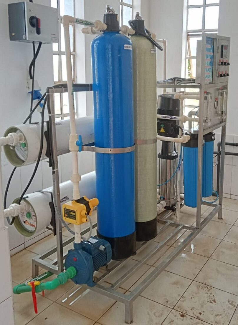 Water filtration system installation in Nairobi Kenya